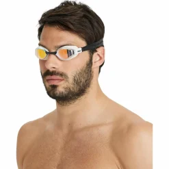 Arena Tauchen|Schwimmen<· AIR-SPEED MIRROR yellow copper-white