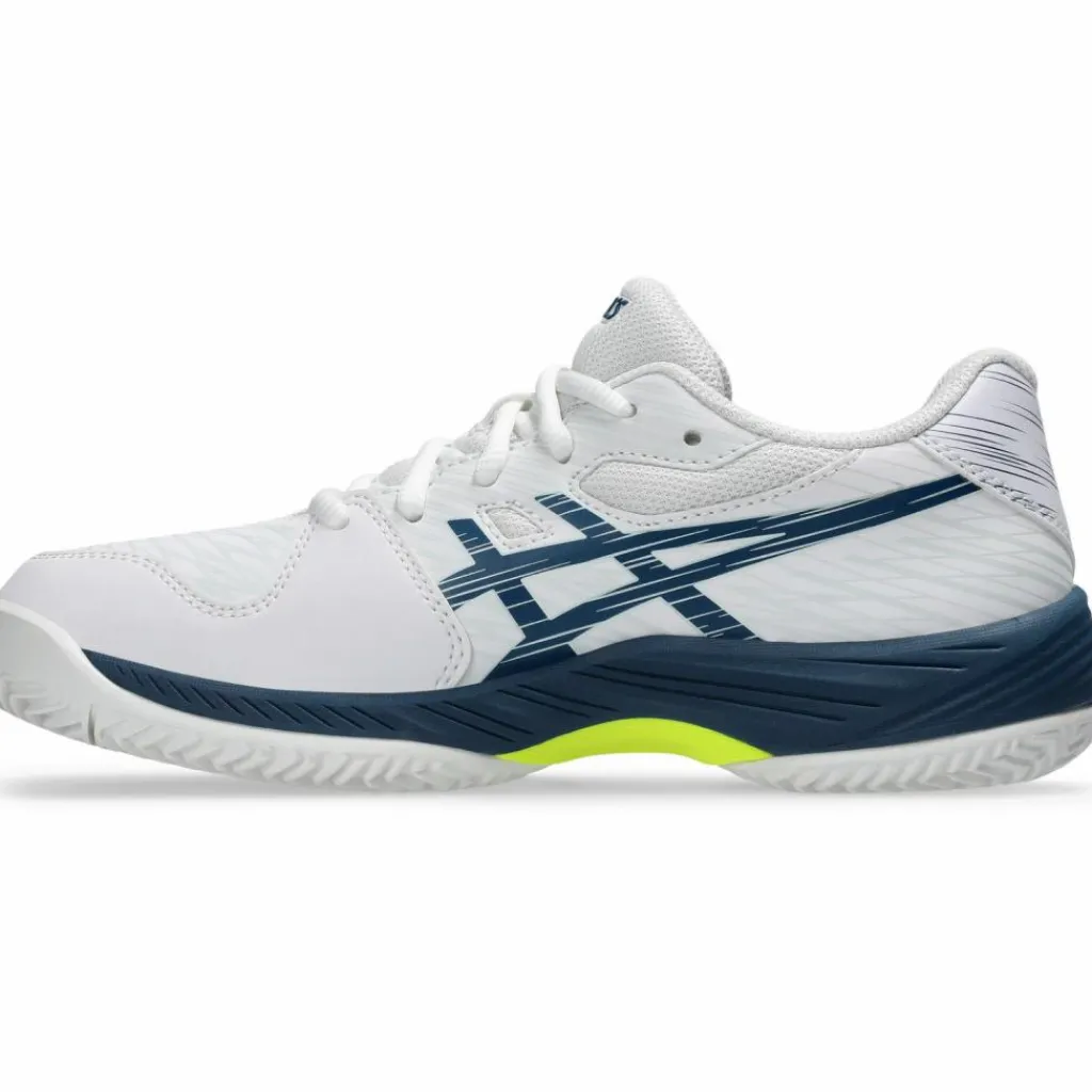 ASICS Tennis<· GEL-GAME 9 GS CLAY white-mako blue