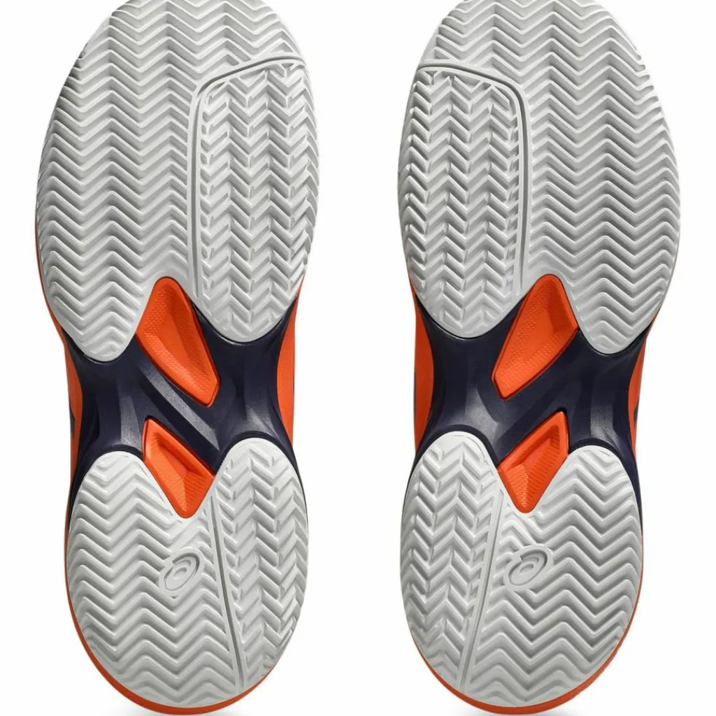 ASICS Tennis<· GEL-GAME 10 GS CLAY nova orange-indigo fog