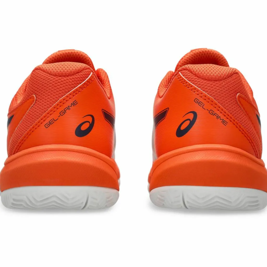 ASICS Tennis<· GEL-GAME 10 GS CLAY nova orange-indigo fog