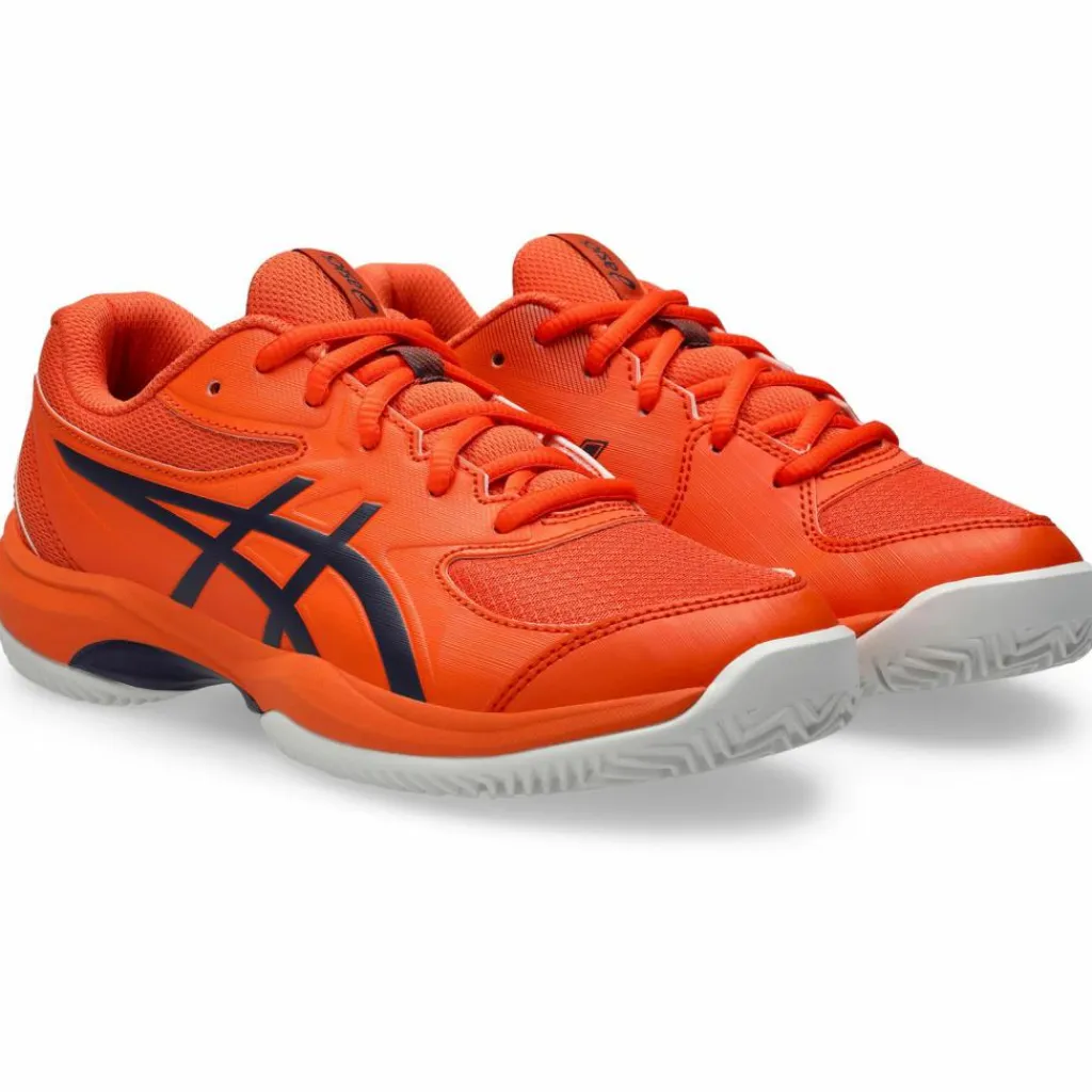 ASICS Tennis<· GEL-GAME 10 GS CLAY nova orange-indigo fog