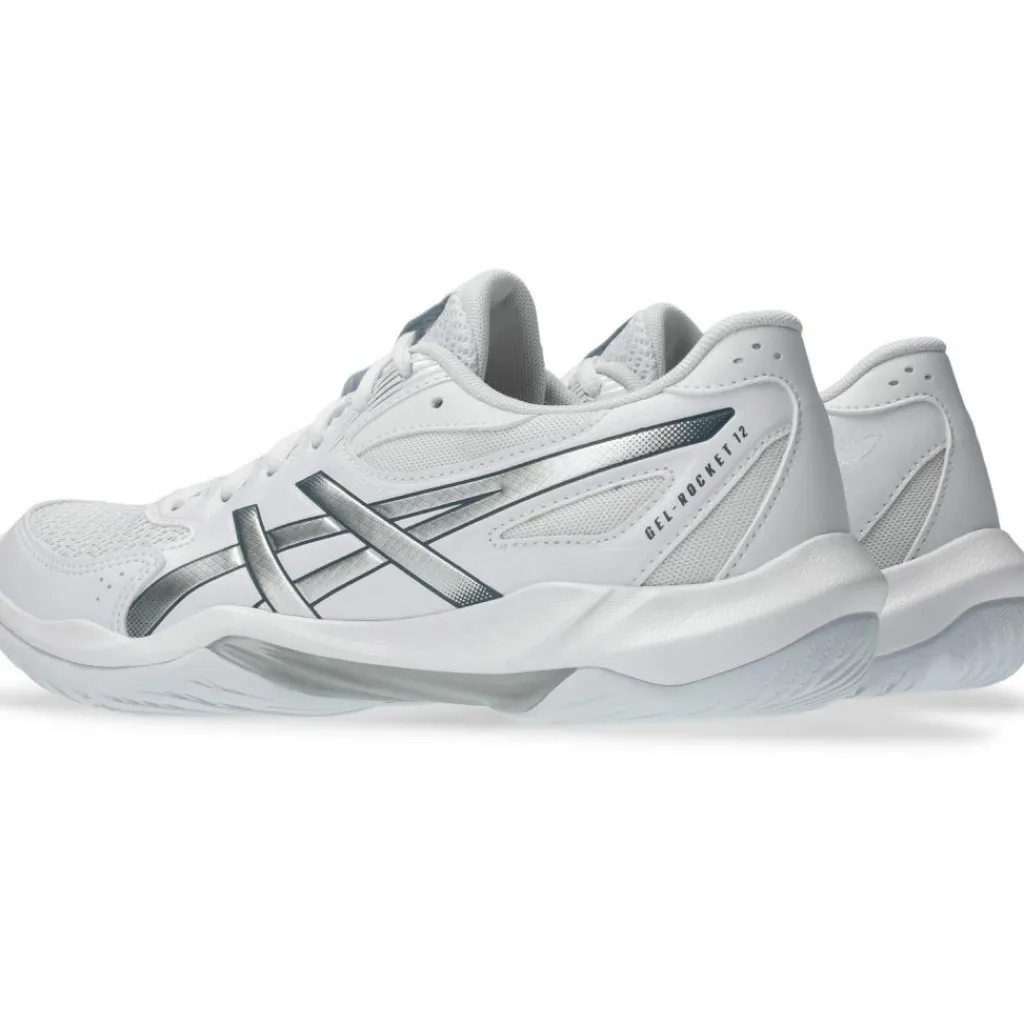 ASICS Volleyball|Tischtennis<· GEL-ROCKET 12 white-pure silver