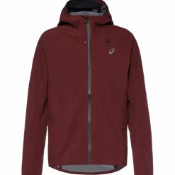 ASICS Jacken|Regenjacken<· METARUN WATERPROOF dark red planet