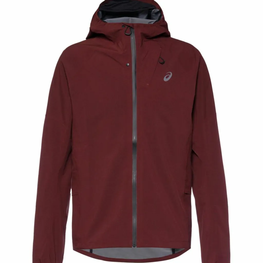 ASICS Jacken|Regenjacken<· METARUN WATERPROOF dark red planet