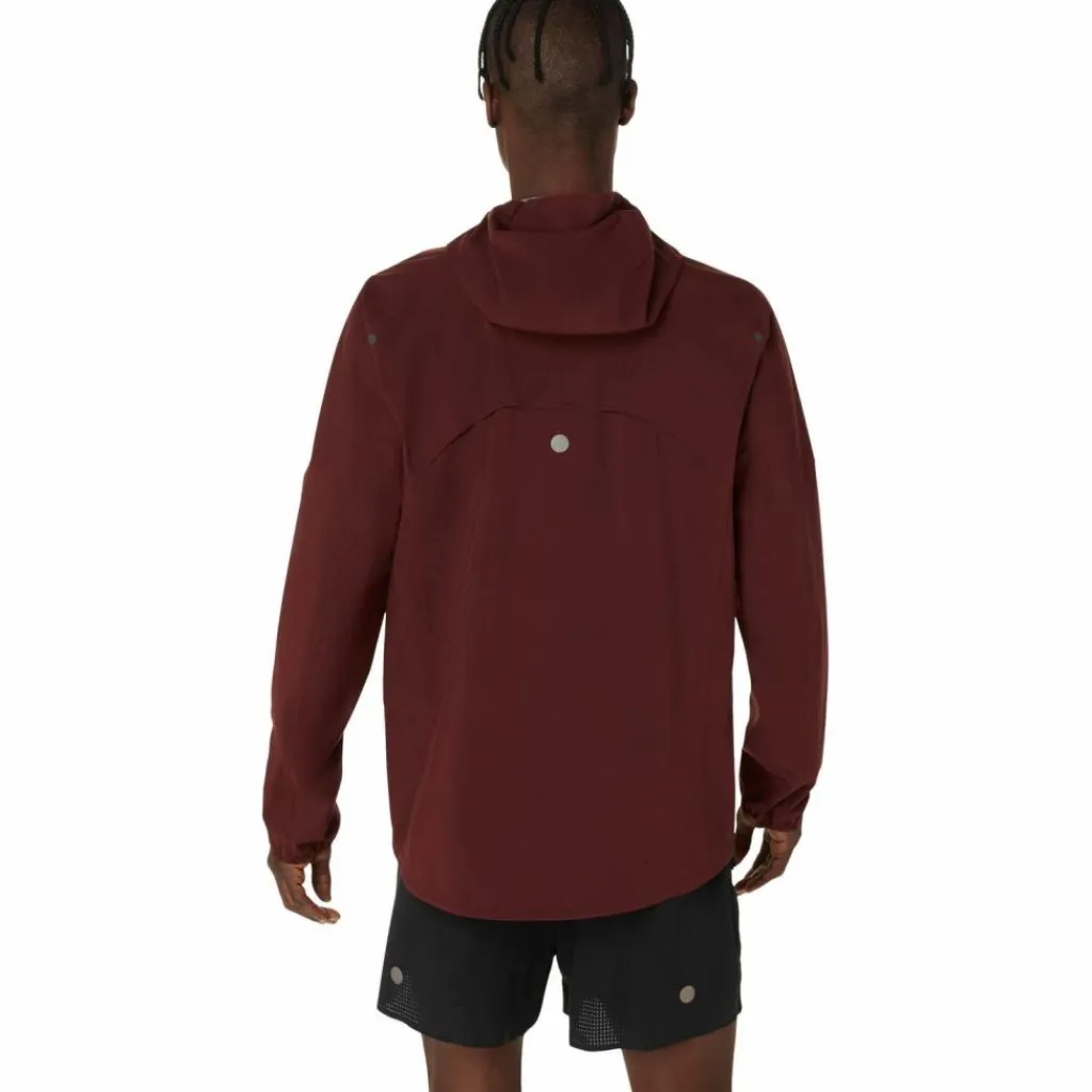 ASICS Jacken|Regenjacken<· METARUN WATERPROOF dark red planet