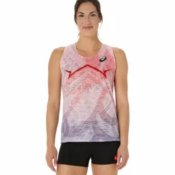 ASICS Training|Tops & Tanks<· METASPEED flash red