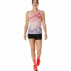 ASICS Training|Tops & Tanks<· METASPEED flash red