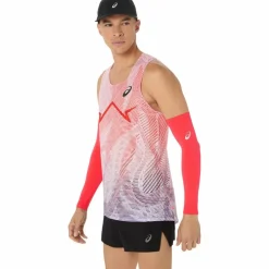 ASICS Tops & Tanks<· METASPEED flash red