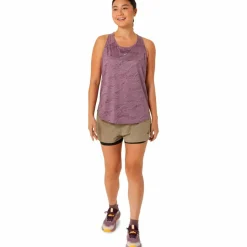 ASICS Tops & Tanks<· ROAD dusty mauve