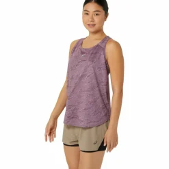 ASICS Tops & Tanks<· ROAD dusty mauve