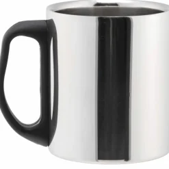 Basic Nature Trinkzubehör|Trinkzubehör<· Edelstahl Thermobecher silber