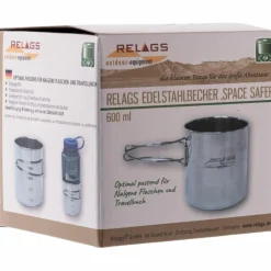 Basic Nature Trinkzubehör|Trinkzubehör<· Edelstahlbecher Space Safer silber