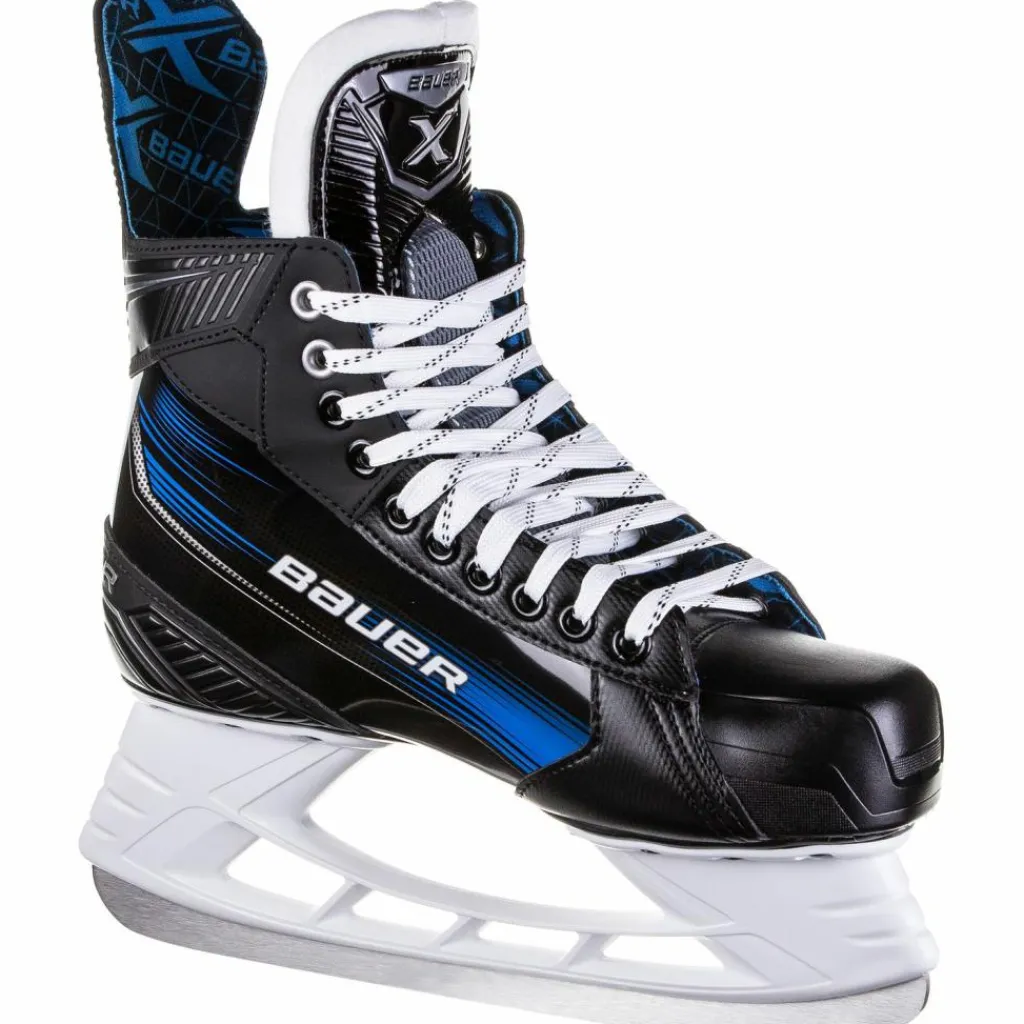 BAUER Eislaufen<· X - SR schwarz-blau