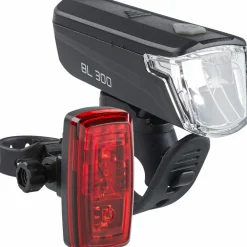 Büchel Fahrradbeleuchtung<· BL 300 + VERTIKO -