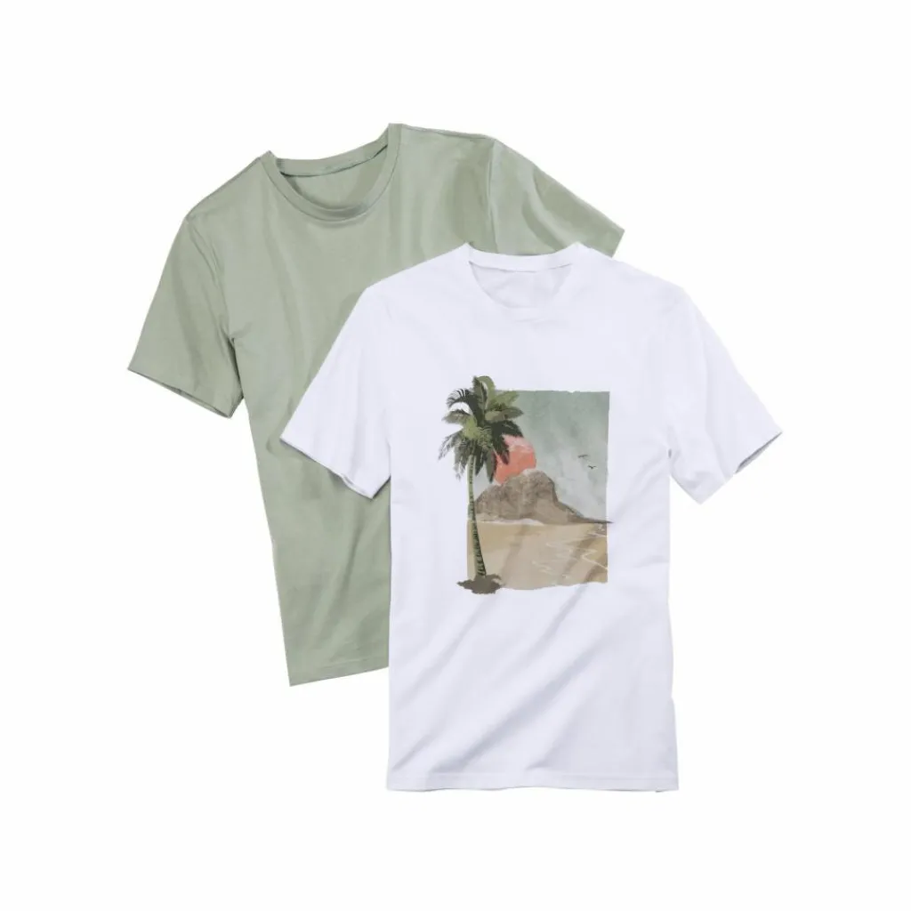 BEACH TIME Shirts<· T-Shirt mint