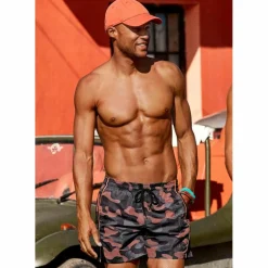 Bench Schwimmen<· Badeshorts schwarz-orange