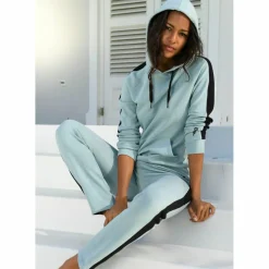 Bench Pullover & Sweats<· Kapuzensweatshirt mint-schwarz