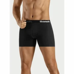 Bench Unterwäsche<· Langer Boxer schwarz - blau