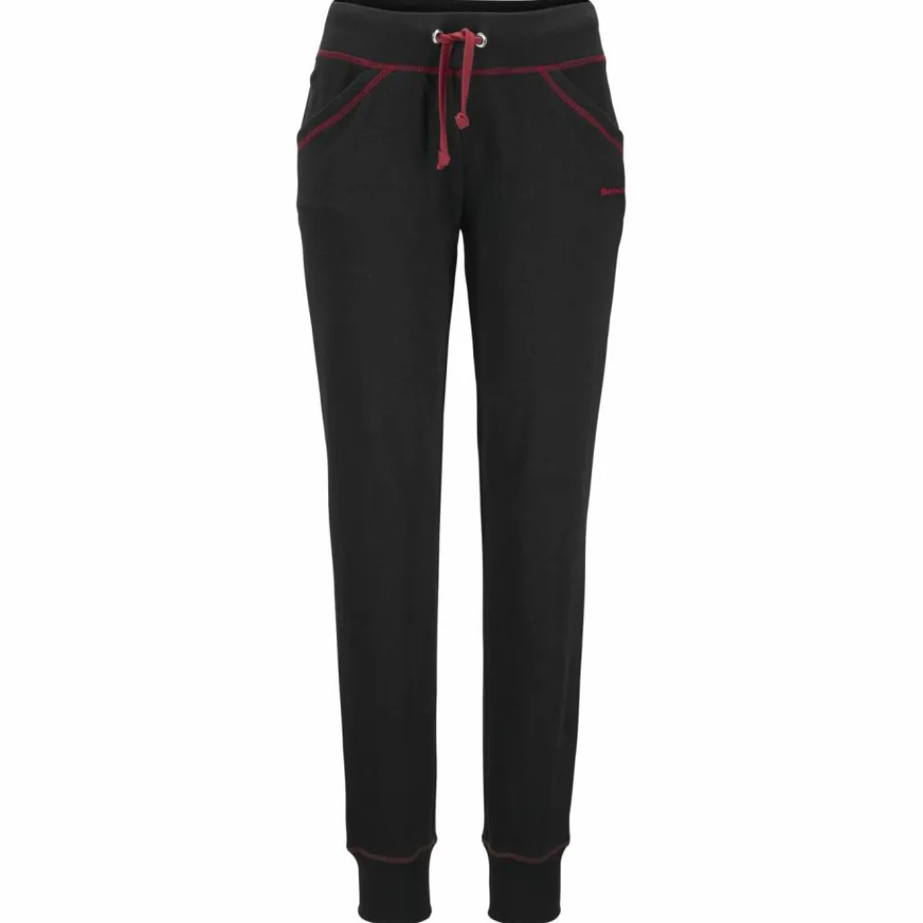 Bench Hosen<· Relaxhose schwarz-rubinrot