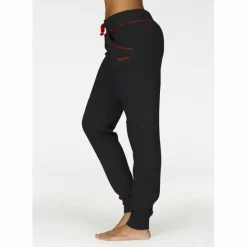 Bench Hosen<· Relaxhose schwarz-rubinrot