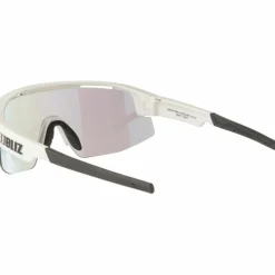 Bliz Fahrradbrillen|Brillen<· Matrix Small matt white-smoke w blue multi