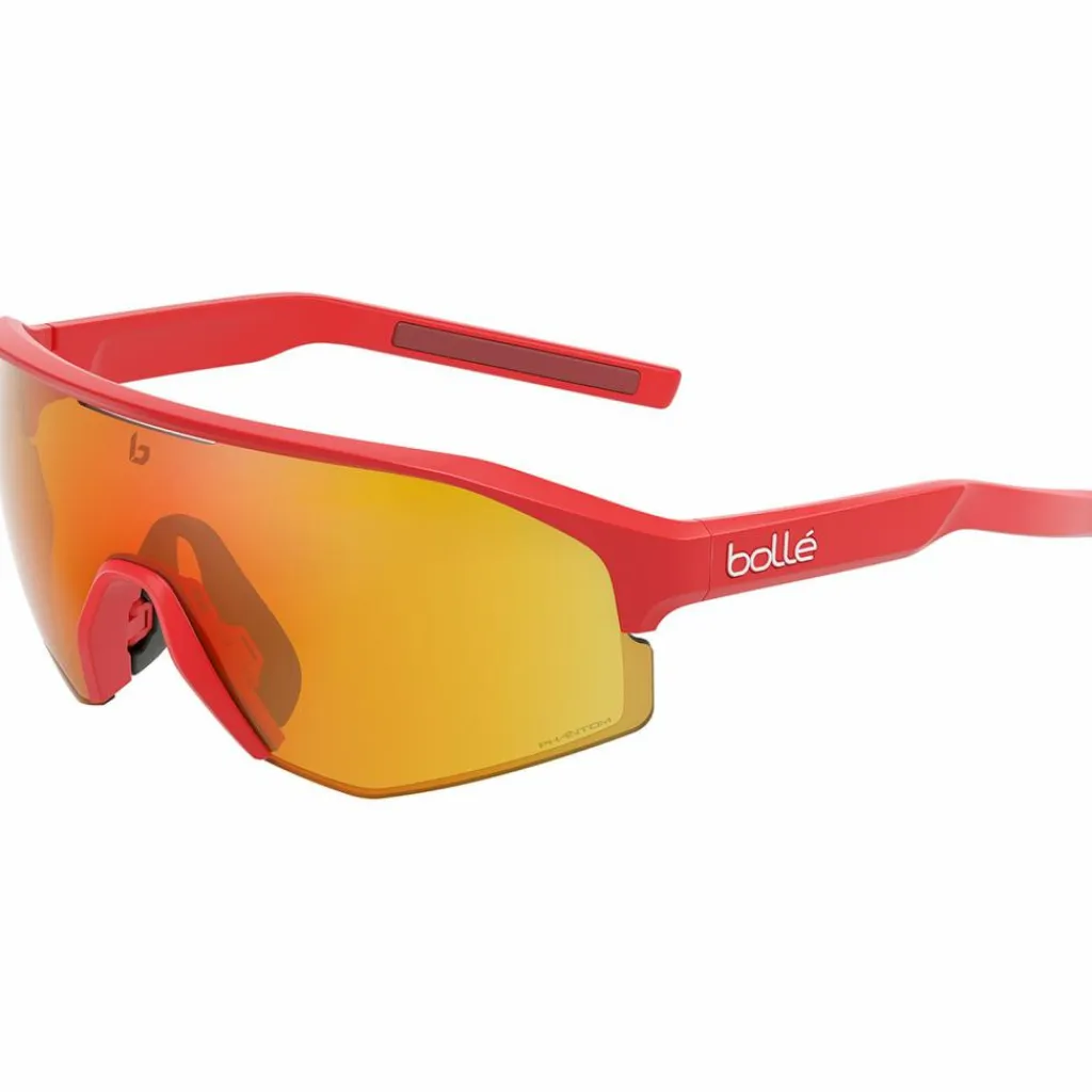 Bollé Fahrradbrillen|Brillen<· LIGHTSHIFTER XL red matte-phantom brown red