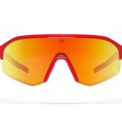 Bollé Fahrradbrillen|Brillen<· LIGHTSHIFTER XL red matte-phantom brown red