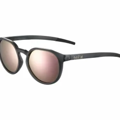 Bollé Brillen|Brillen<· MERIT black matte - brown pink polarized