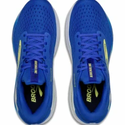 Brooks Laufen|Laufen<· Adrenaline GTS 24 cobalt-neo yellow-peacoat