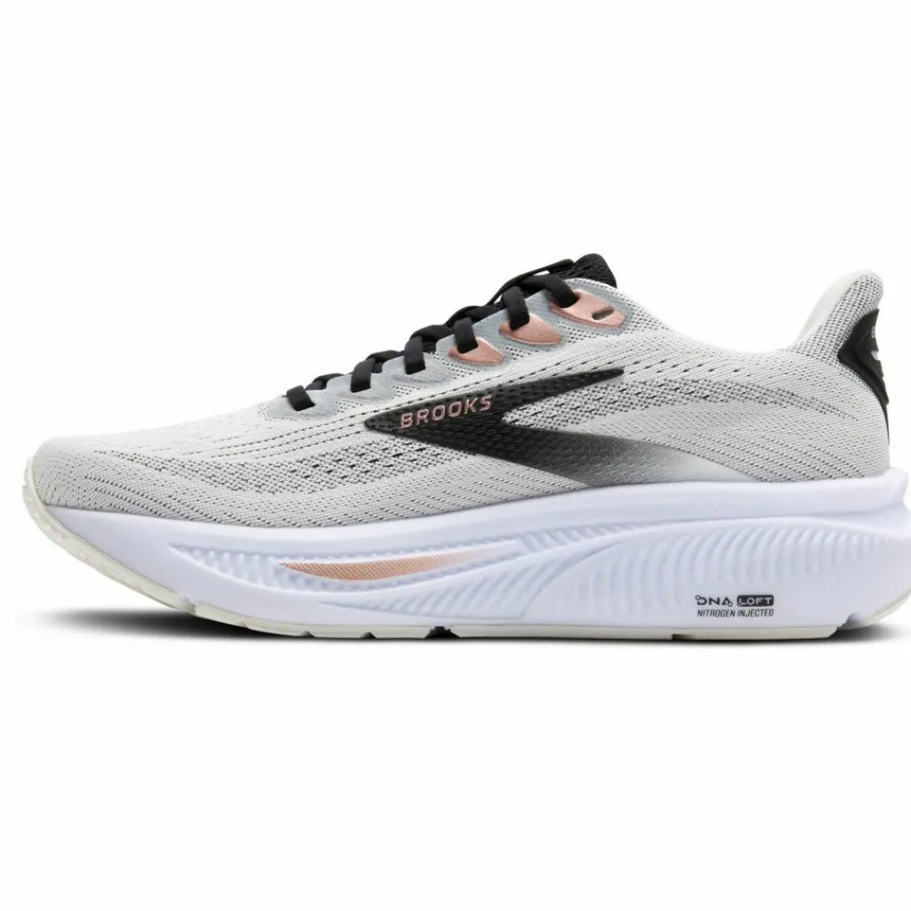 Brooks Laufen|Laufen<· Ghost 17 white-black-rose gold