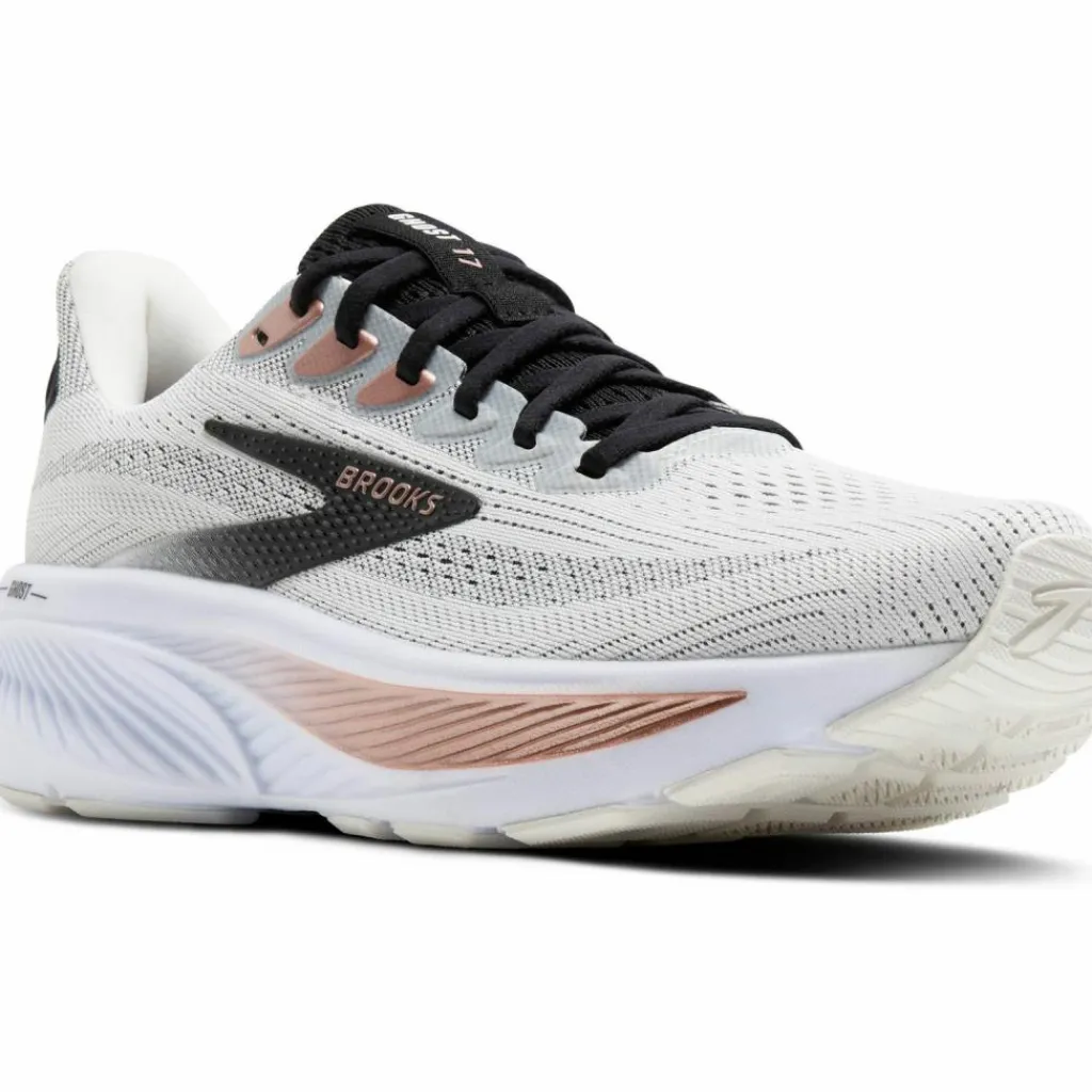Brooks Laufen|Laufen<· Ghost 17 white-black-rose gold