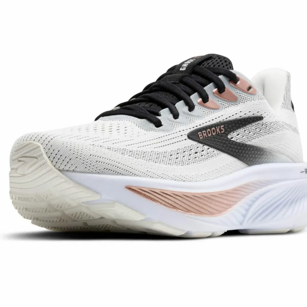 Brooks Laufen|Laufen<· Ghost 17 white-black-rose gold