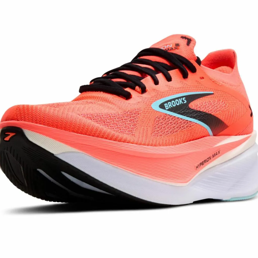 Brooks Laufen|Laufschuhe<· Hyperion Max 3 fiery coral-black-atomizer