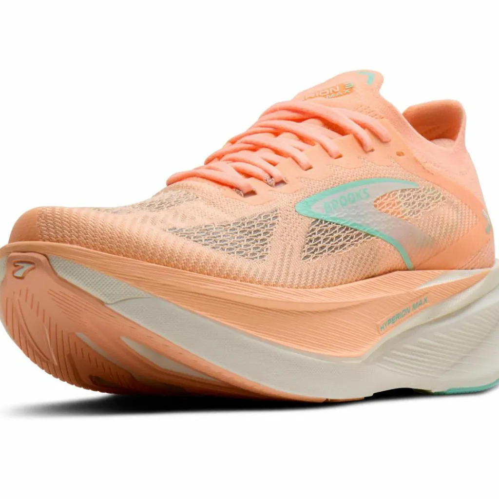 Brooks Laufschuhe<· Hyperion Max 3 coral-yucca-coconut