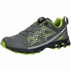 Brütting Wanderschuhe<· Outdoorschuh anthrazit/grün