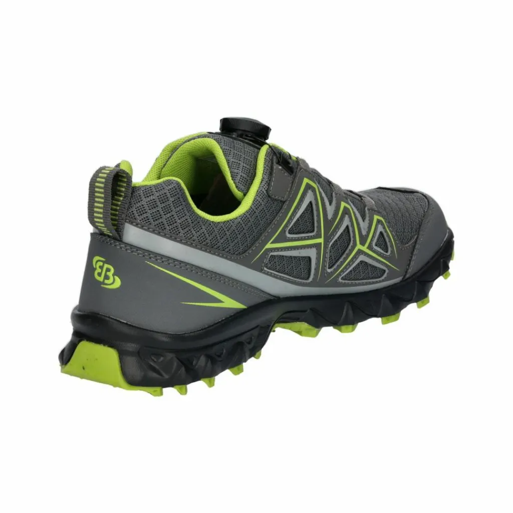 Brütting Wanderschuhe<· Outdoorschuh anthrazit/grün