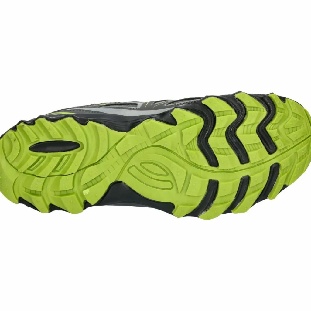 Brütting Wanderschuhe<· Outdoorschuh anthrazit/grün