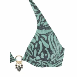 BRUNO BANANI Schwimmen|Schwimmen<· Bügel-Bikini jade bedruckt