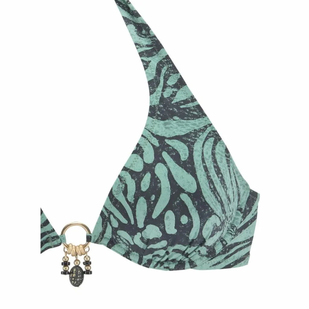 BRUNO BANANI Schwimmen|Schwimmen<· Bügel-Bikini jade bedruckt