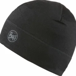 BUFF Kopfbedeckungen|Kopfbedeckungen<· Merino MERINO LIGHTWEIGHT solid black