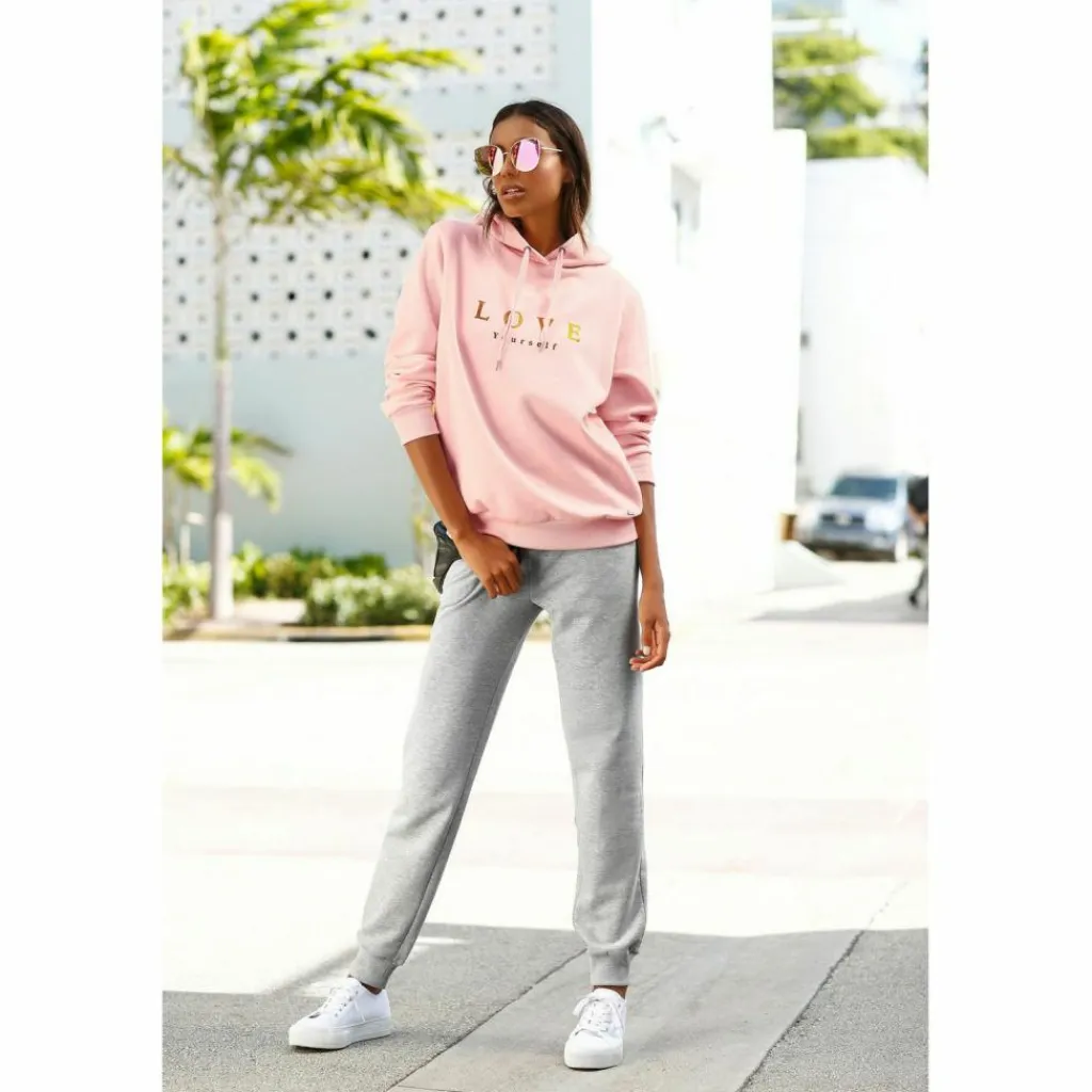 Buffalo Pullover & Sweats<· Kapuzensweatshirt hellrosa