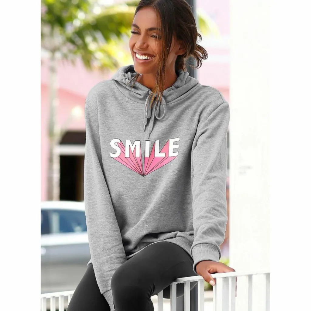 Buffalo Pullover & Sweats<· Kapuzensweatshirt hellrosa