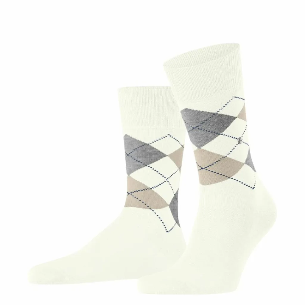 Burlington Socken<· Manchester SO off-white (2049)
