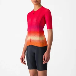 castelli Trikots<· Climbers 4.0 hibiscus-pink-ornge