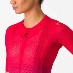 castelli Trikots<· Climbers 4.0 hibiscus-pink-ornge