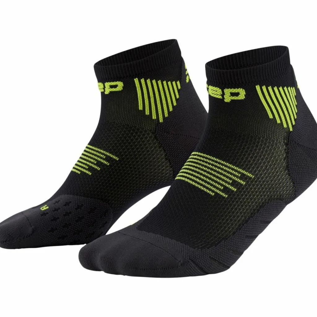 CEP Socken< black/lime