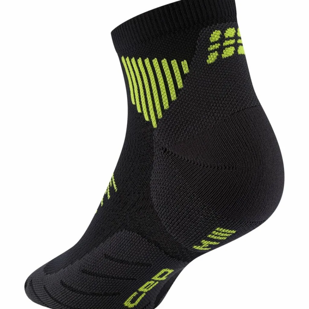 CEP Socken< black/lime