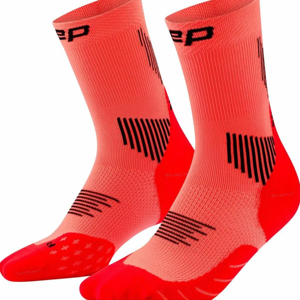 CEP Socken< neon coral