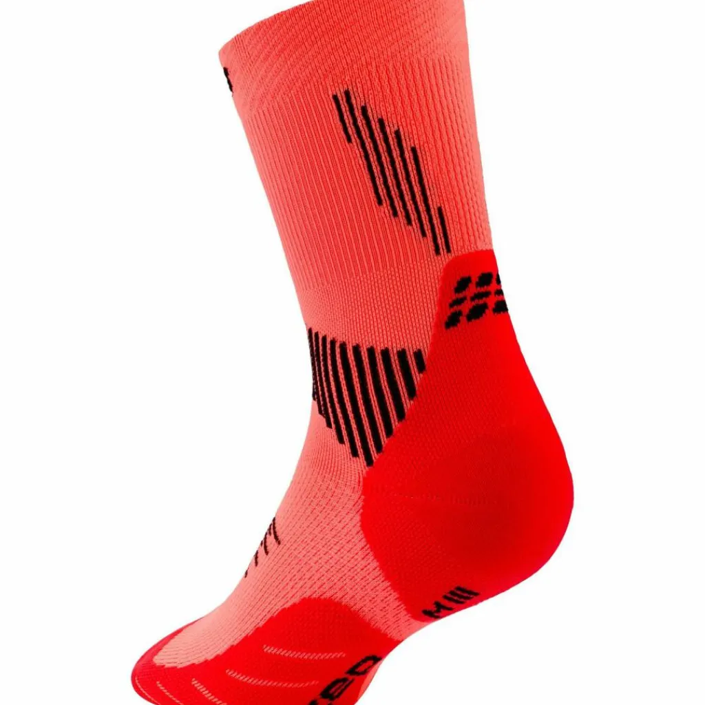 CEP Socken< neon coral