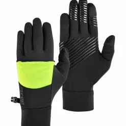 CEP Laufhandschuhe<· COLD WEATHER GLOVES 2in1 neon yellow/black